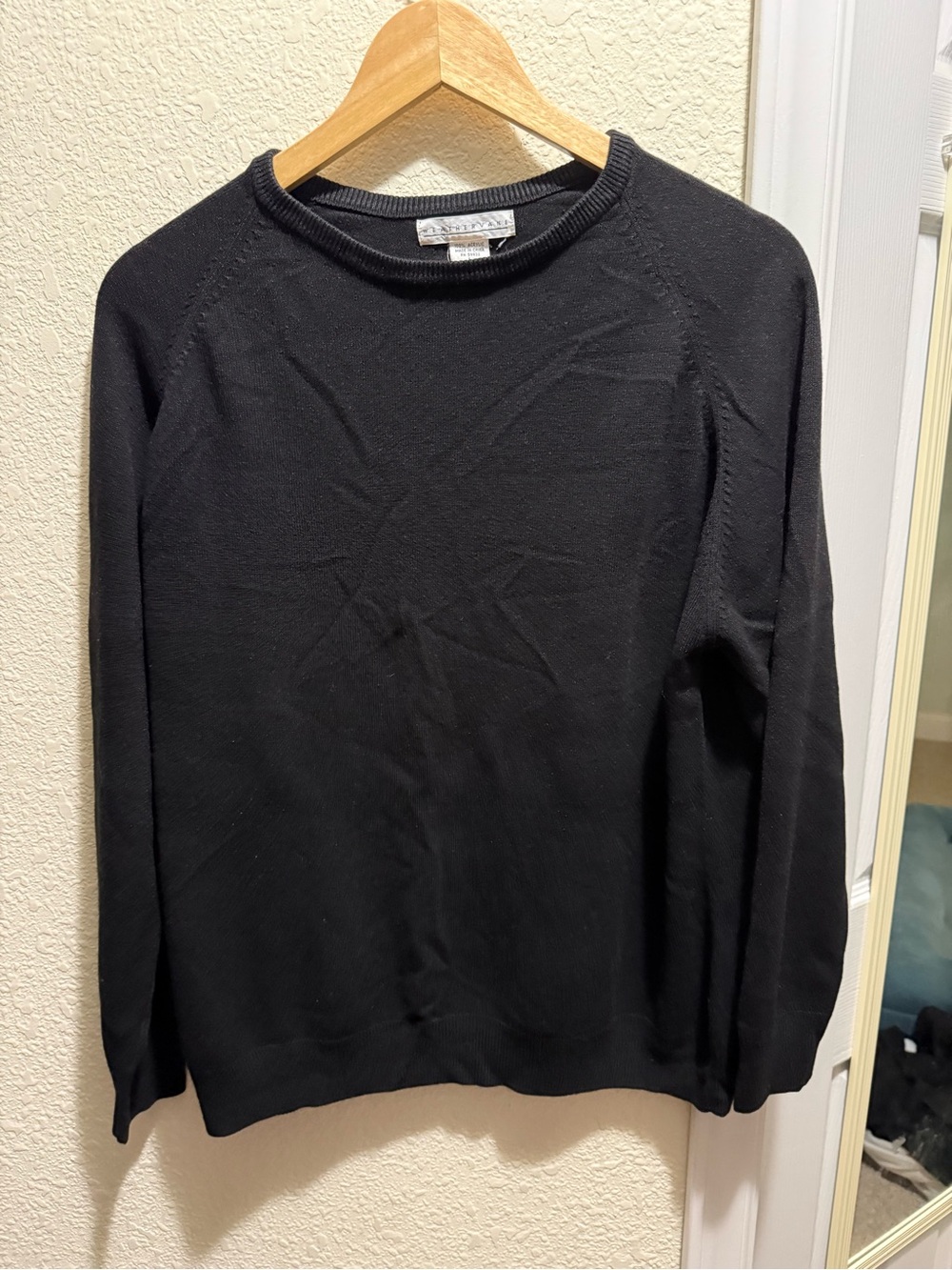 Vintage Weathervane Black Crewneck Sweater